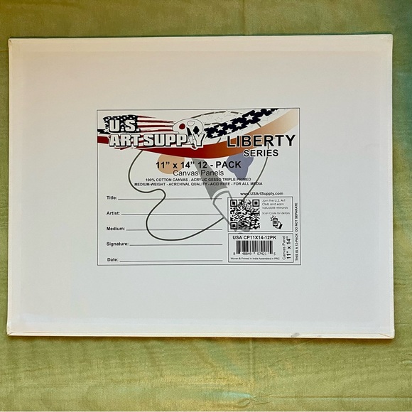 Girl by the Beach Acrylic Art Landscape Painting on Canvas Board - Picture 3 of 3